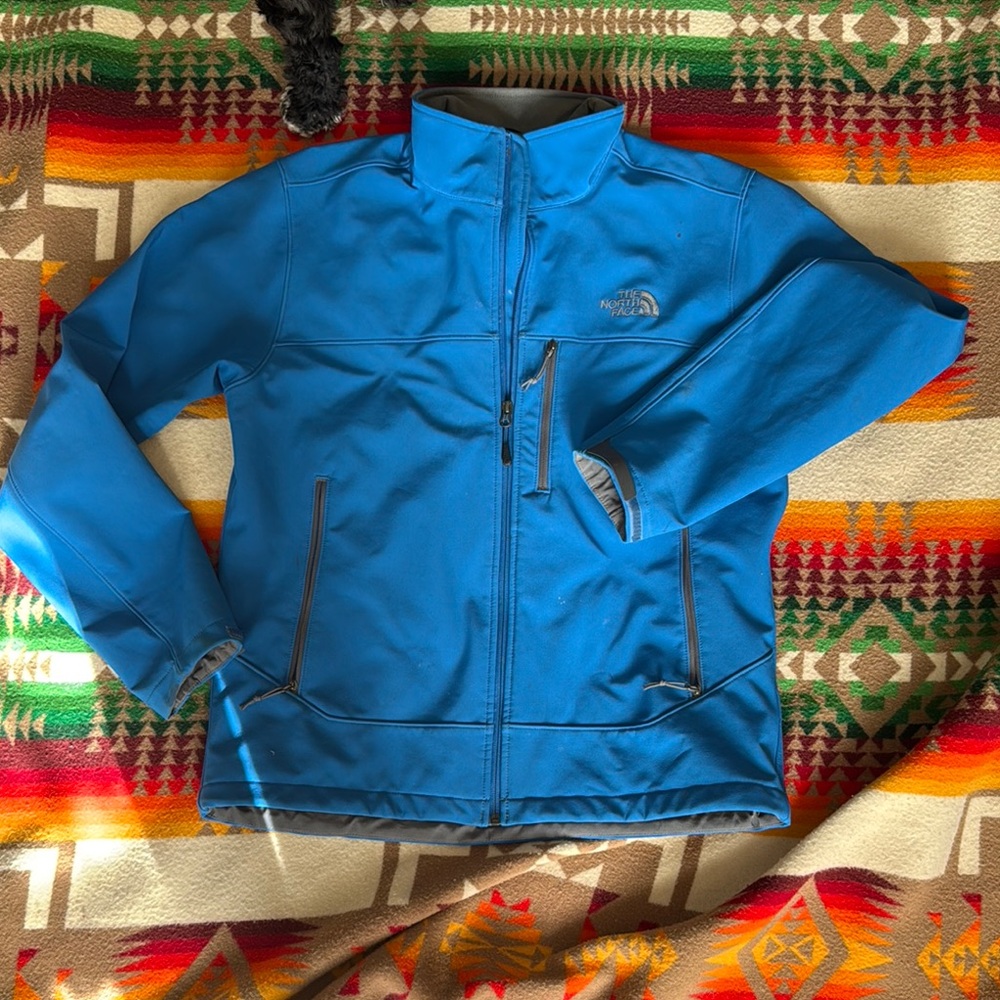 The North Face Blue Softshell Jacket